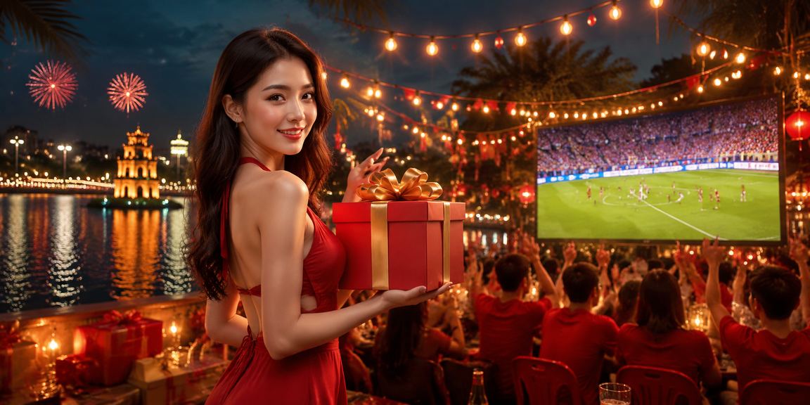 Cảnh bãi biển Hà Nội với người chơi bóng và biểu tượng cá cược